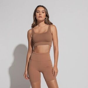 unlabeled by anna petrosian butter biker shorts